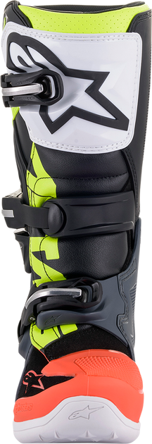 Мотоботи підліткові Alpinestars Tech 7S, 34, Чорний/Помаранчевий/Жовтий (719592) - изображение 2