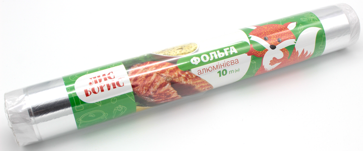 Упаковка фольги алюмінієвої Лис Борис 10 м х 6 шт. (4820199110283) - зображення 2