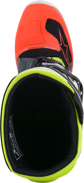 Мотоботи підліткові Alpinestars Tech 7S, 34, Чорний/Помаранчевий/Жовтий (719592) - изображение 5