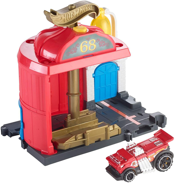 Hot wheels hot sale city fire station