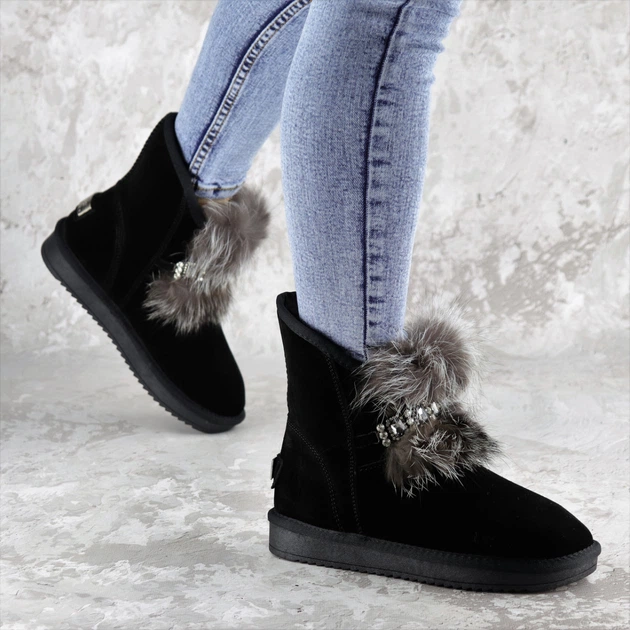 Угги женские черные Gabrielle 2277 40 р – Оригинальная обувь | ROZETKA