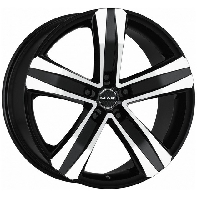 Литые диски Mak Stone 5 R17 W7.5 PCD5x112 ET55 DIA66.6 (black mirror ...