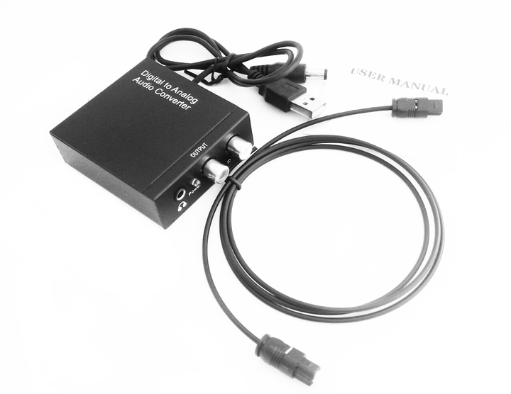 Аудио конвертер декодер звука с цифрового оптического в аналоговый 2.0 .