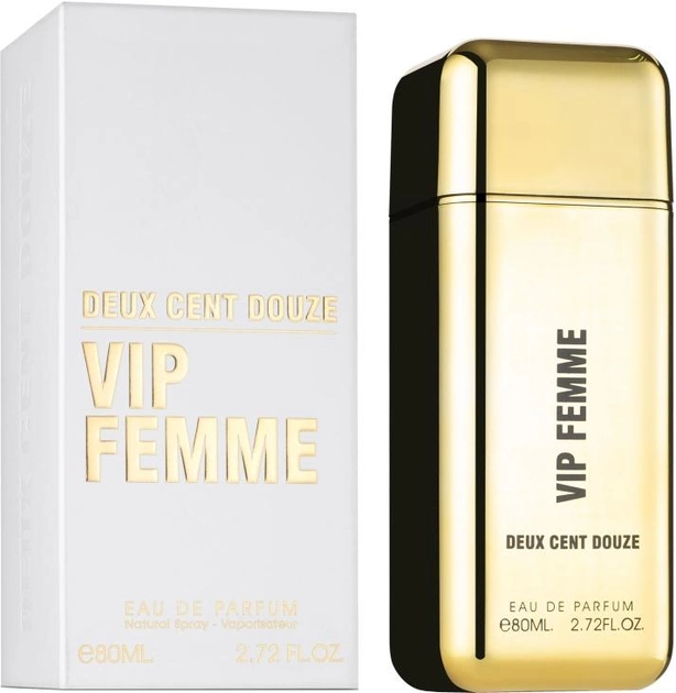 Акция на Парфумована вода для жінок Fragrance World Deux Cent Douze Vip Femme 80 мл от Rozetka