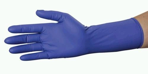 Одноразові рукавички нітрилові нестерильні без пудри Ampri Cobalt Basic Plus сині 200 шт Розмір L - изображение 2