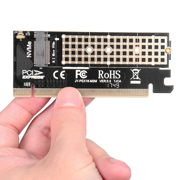 ADAPTATEUR SSD M2 NVME VERS PCIE 16X – FATECH