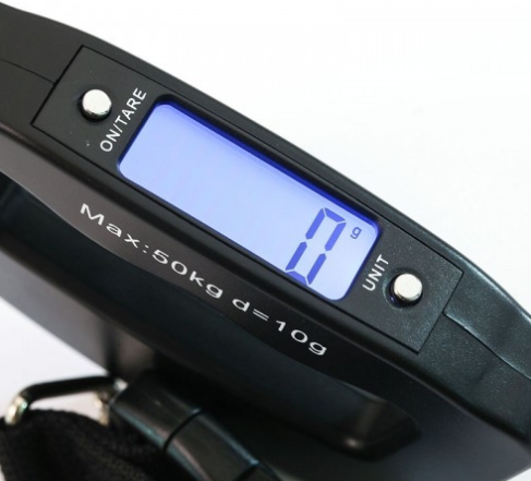 Цифровые кантерные весы Luggage Scale A09 до 50 кг для багажа - изображение 3