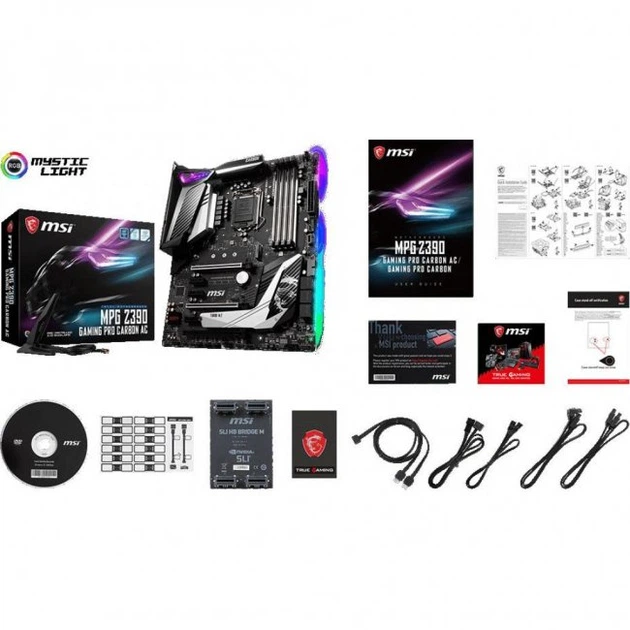 Материнська плата MSI MPG Z390 GAMING PRO CARBON AC – фото
