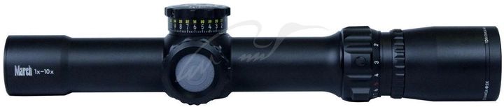 Приціл оптичний March Compact 1-10x24 Tactical Illuminated - зображення 1