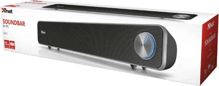 System akustyczny Trust Arys Soundbar do komputera PC Czarny (8713439229462) - obraz 12