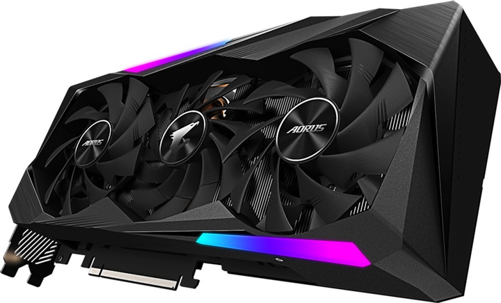 Відеокарта Gigabyte PCI-Ex GeForce RTX 3070 Aorus Master 8GB GDDR6 (256bit) (1725/14000) (3 х HDMI, 3 x DisplayPort) (GV-N3070AORUS M-8GD rev 1.0/1.1) - зображення 4