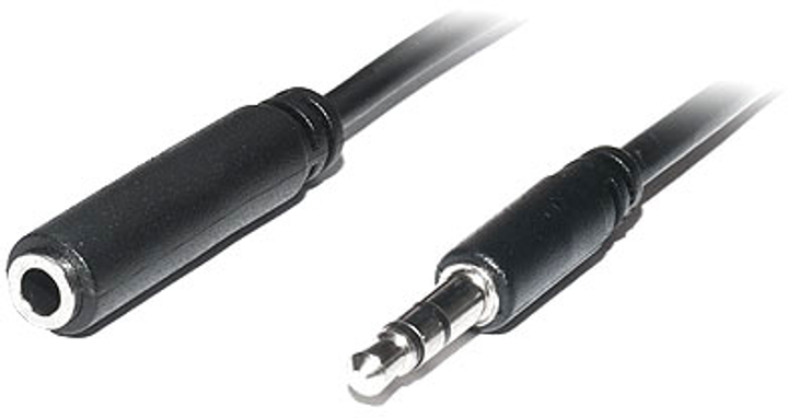 Кабель Real-El Audio Pro 3.5 мм M - 3.5 мм F 1 м Black (EL123500041) - изображение 2