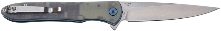 Нож Artisan Cutlery Shark SW, D2, G10 Flat Camouflage (27980125) - изображение 2
