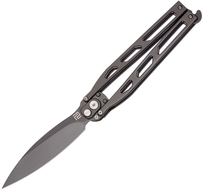 Нож Artisan Cutlery Kinetic Balisong, D2, Steel Grey (27980205) - изображение 1