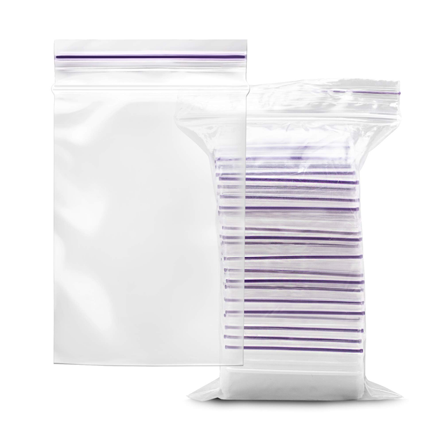 Зип пакеты с застежкой со струнным замком 7 x 10 см 100 шт для хранения ...