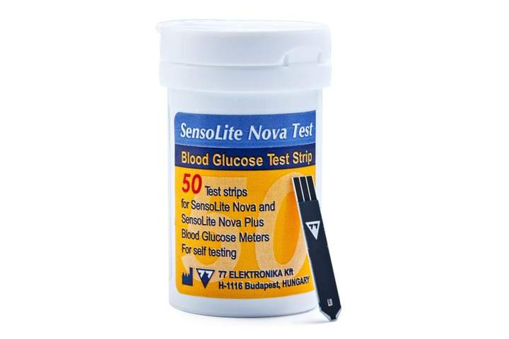 Тест-полоски СенсоЛайт Нова Тест (Sensolite Nova Test), 50 шт. - изображение 1