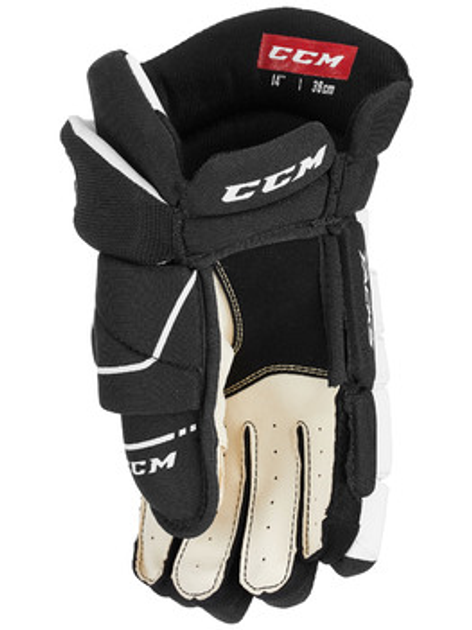 Краги CCM TACKS 9040 JR подростковые, Размер 11", черный/белый, 9040-JR ...