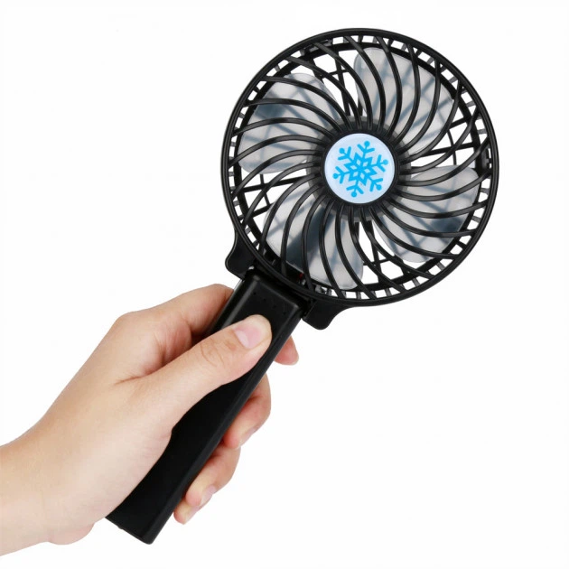 Портативный ручной вентилятор со складной ручкой USB Handy Mini Fan Черный - изображение 2