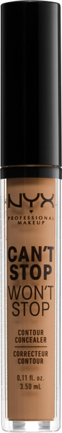 Акція на Консилер для обличчя NYX Professional Makeup Can`t Stop Won`t Stop Concealer 12.7 Neutral Tan 3.5 мл від Rozetka
