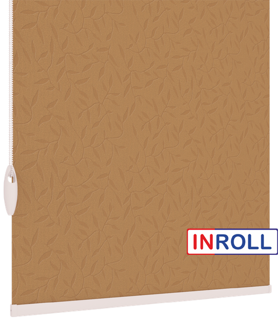 Ролету тканинна INROLL Есо-Standart 25х165 см Natura Какао 1827 - зображення 4