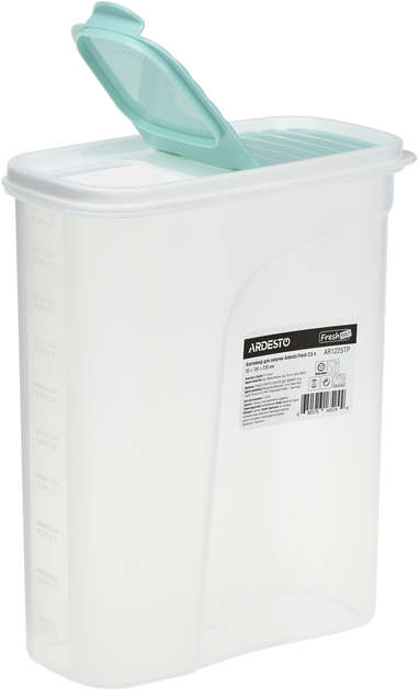 Контейнер для сыпучих продуктов Ardesto Fresh 2.5 л Голубой (AR1225TP) - изображение 2