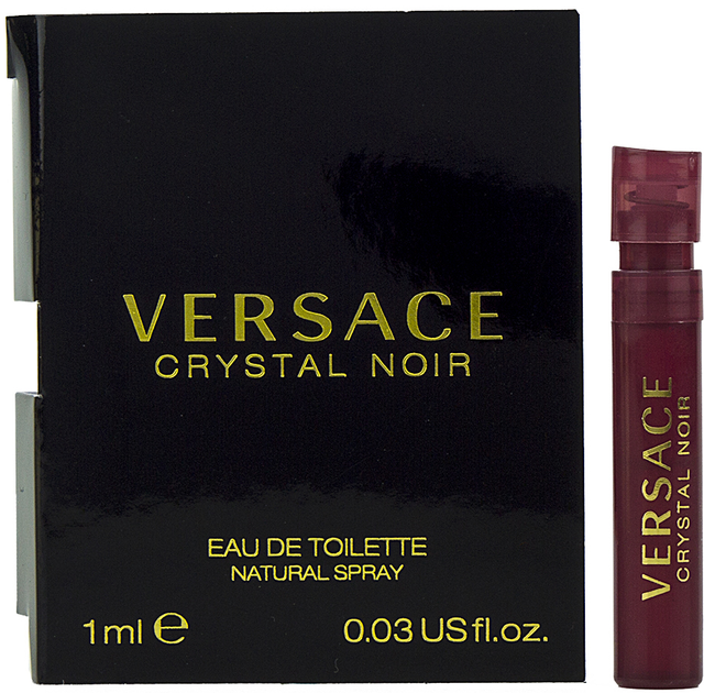 Акція на Пробник Туалетна вода для жінок Versace Crystal Noir 1 мл від Rozetka