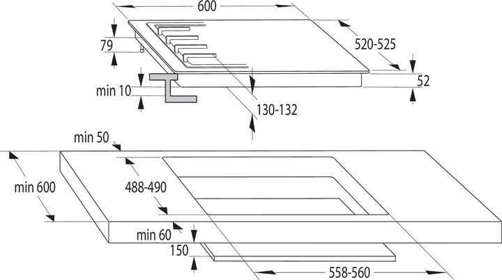 Варильна поверхня газова Gorenje G642AB - зображення 9