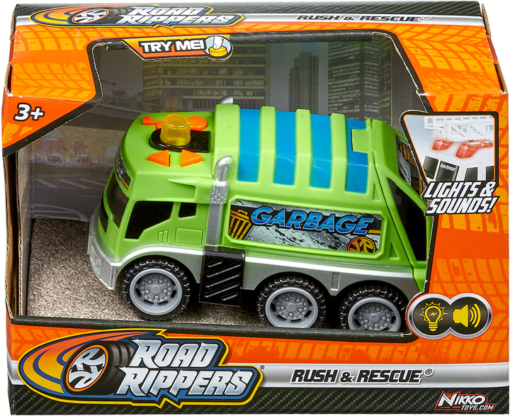 Машинка Road Rippers Rush and Rescue Мусоровоз (20133) – игрушки с ...