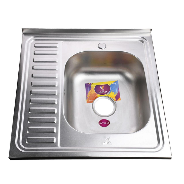 Мойка кухонная MR 6060 R D Decor Right Mira Стальной (000014539) – фото ...