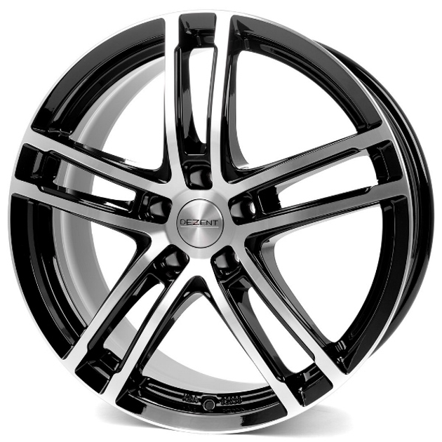 DEZENT TZ Black polished R17 W6.5 PCD5x100 ET40 DIA57.1 – фото, отзывы ...