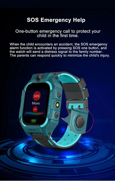 Детские смарт часы-телефон Smart Baby Watch Aishi Q19 Mint с GPS - изображение 4