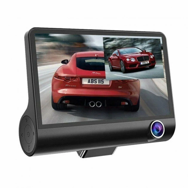 Видеорегистратор автомобильный с 3 камерами и 4-дюймoвым эĸpaнoм Car DVR WDR Full HD 1080P (D-2019090590) - изображение 6