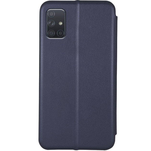 Кожаный чехол-книжка Epik Classy для Samsung Galaxy M31s Темно-синий ...