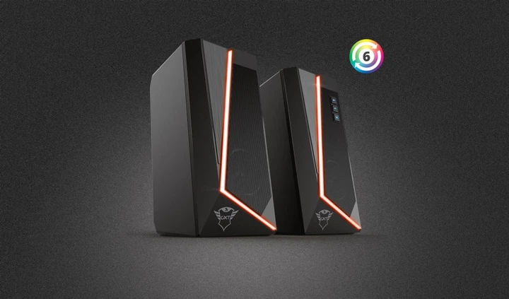 Акустична система Trust GXT 609 Zoxa RGB Illuminated Speaker Set (24070) - зображення 7