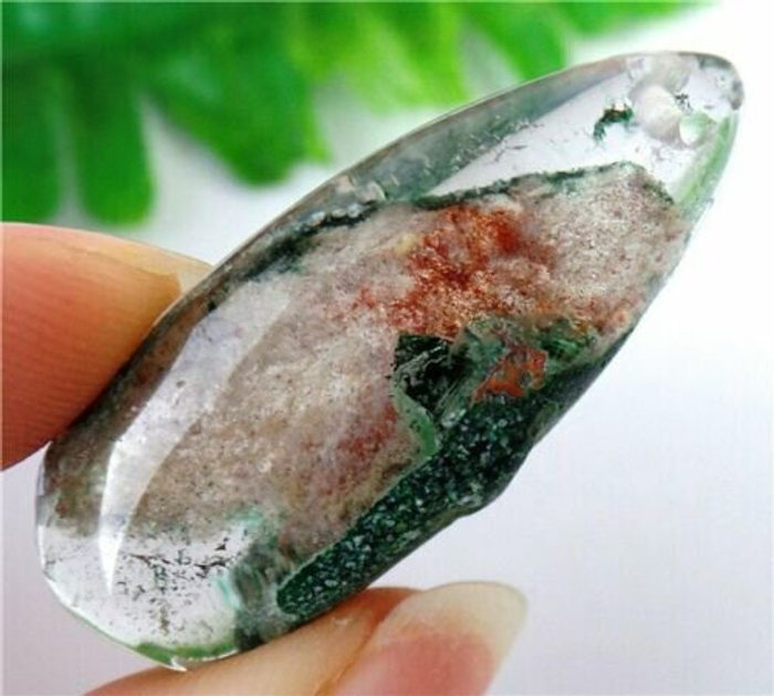 Підвіска з каменем фантомний кварц НР23645 від продавця: NaturGems – в ...