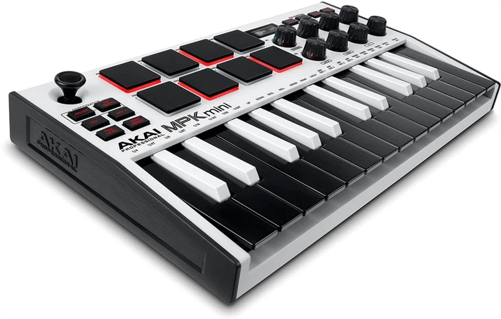 MIDI-клавиатура Akai MPK MINI MK3 White (230878) – фото, отзывы