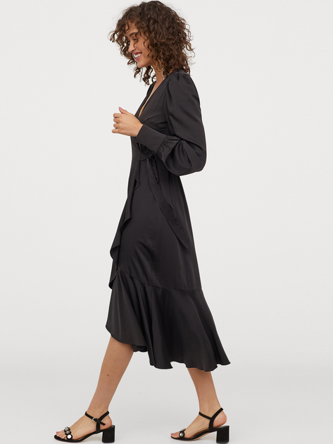 Сукня міді осіння жіноча H&M 0836344-1 40 Чорна від Rozetka на платформі USKIDKA Акція на Сукня міді осіння жіноча H&M 0836344-1 40 Чорна від Rozetka