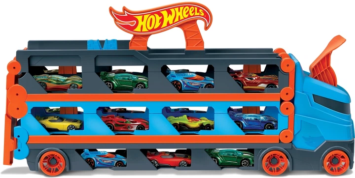 Ciężarówka Hot Wheels Transporter Super Wyścig (GVG37) - obraz 3
