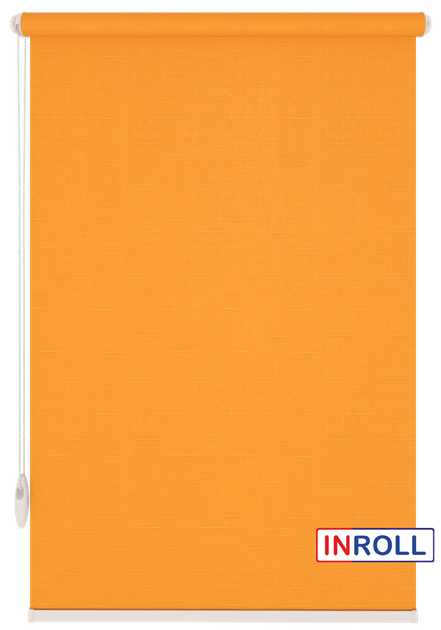 Ролета тканевая INROLL Есо-Mini Plus 100х165 см Len Оранжевый 852 - Фото 3 Ролета тканевая INROLL Есо-Mini Plus 100х165 см Len Оранжевый 852 - изображение 3