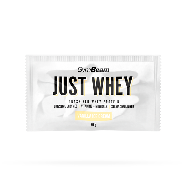 Протеїн Just Whey з молока корів вільного випасу 30 г ванільне морозиво - GymBeam - Фото 1 Протеїн Just Whey з молока корів вільного випасу 30 г ванільне морозиво - GymBeam - изображение 1
