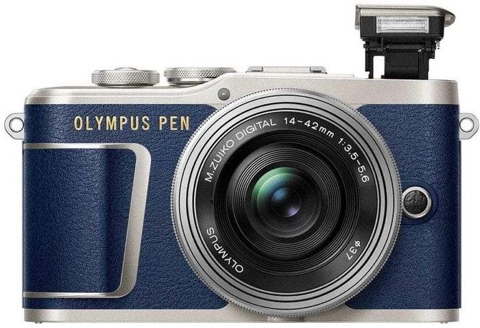Фотоаппарат Olympus E-PL9 коричневый в комплекте с объективами 14-42mm EZ серебристым и 45mm F1.8 серебристым (V205092NEK000)
