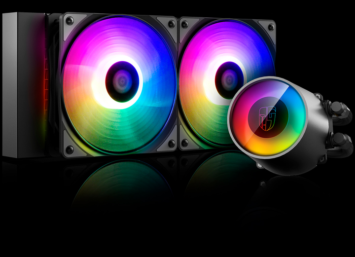 Система жидкостного охлаждения DeepCool Castle 240 RGB V2 - изображение 7