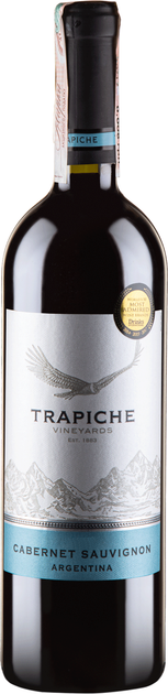 Вино Trapiche Vineyards Cabernet Sauvignon червоне сухе 0.75 л (7790240072150) - Фото 1 Вино Trapiche Vineyards Cabernet Sauvignon червоне сухе 0.75 л (7790240072150) - зображення 1
