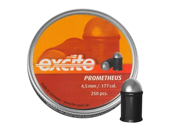 Свинцовые пули H&N Excite Prometheus 4,5 мм 0,39 г 250 шт (1453.02.47) - изображение 1