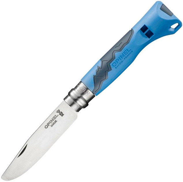 Карманный нож Opinel №7 Junior Outdoor голубой (204.63.63) - изображение 1