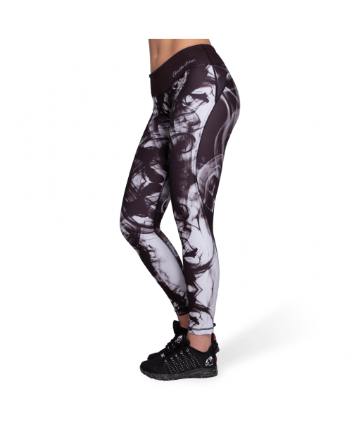 Легінси Gorilla Wear Phoenix tights L Чорно-білі (9192690103) - зображення 2