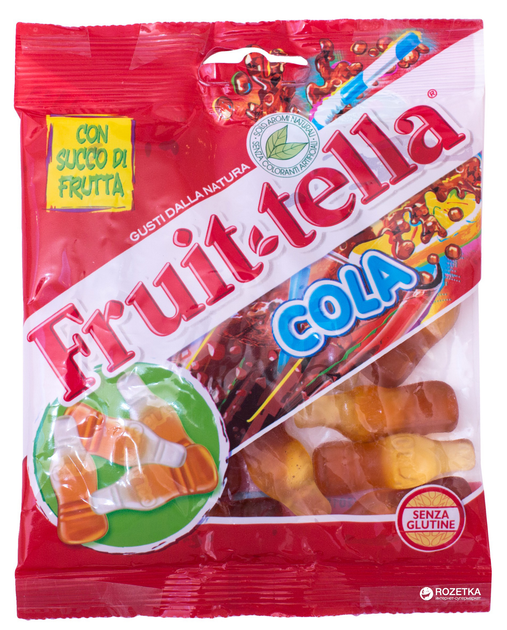 Упаковка мармелада жевательного Fruit-tella Cola 90 г х 18 шт ...
