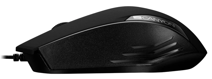 Миша Canyon CNE-CMS02B USB Black - Фото 3 Миша Canyon CNE-CMS02B USB Black - зображення 3