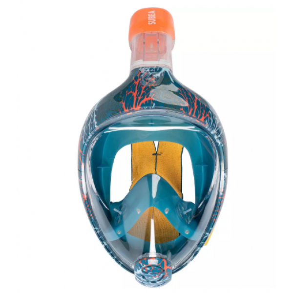 Маска Дитяча ORIGINAL Subea Easybreath XS (від 4 до 10 років) для Плавання, Нирання, Снорклінгу Blue - зображення 2