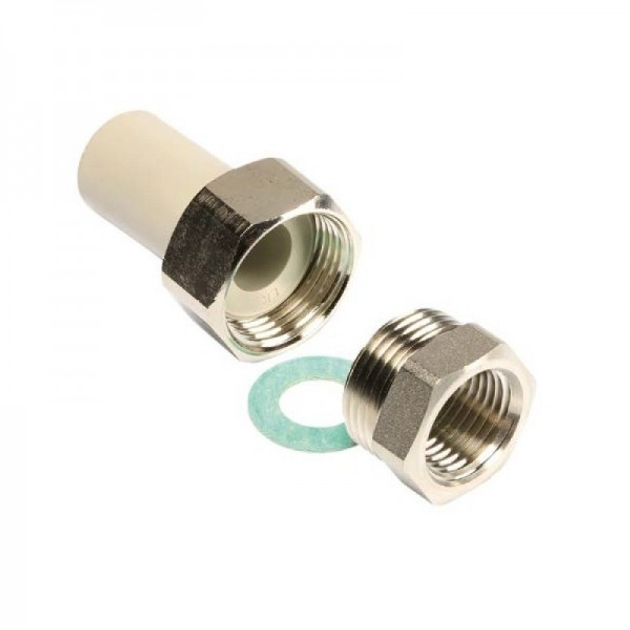 Резьбовое соединение 25х3/4 (американка) внутренняя резьба Wavin ...